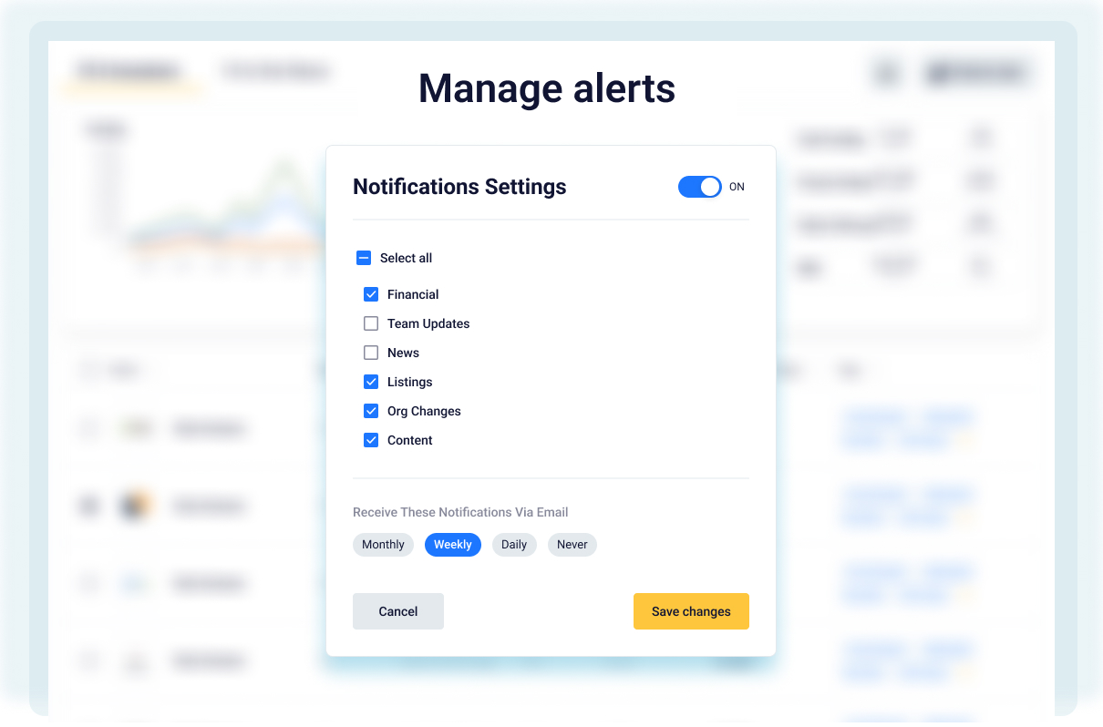 Notification Settings Screen